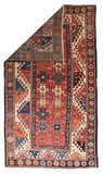 Antique Kazak Borcholo Russian Area Rug