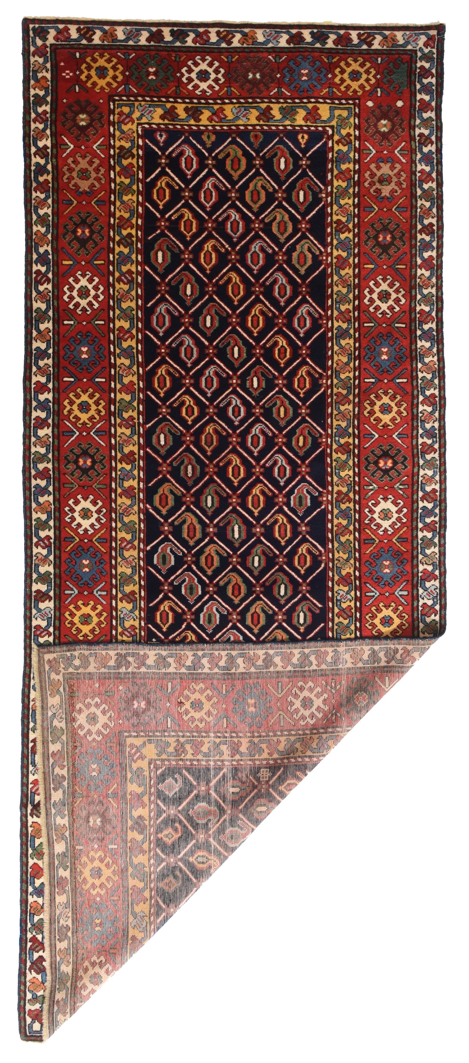 Antique Shirvan Caucasian Russian Area Rug
