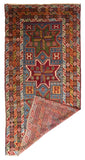 Antique Kazak Russian Area Rug