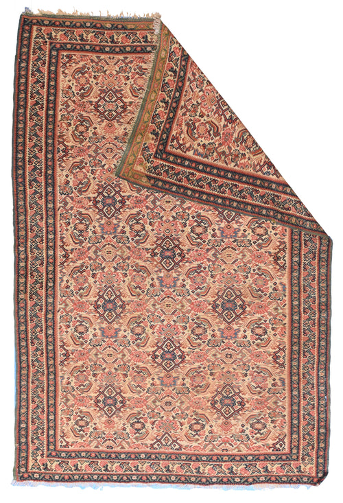 Antique Senneh Persian Klim Area Rug