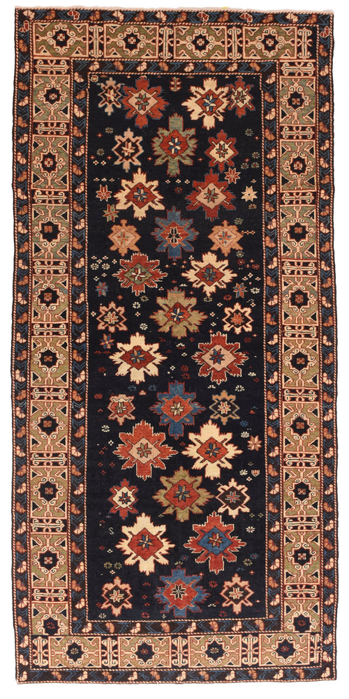 Vintage Red Shirvan Russian Area Rug