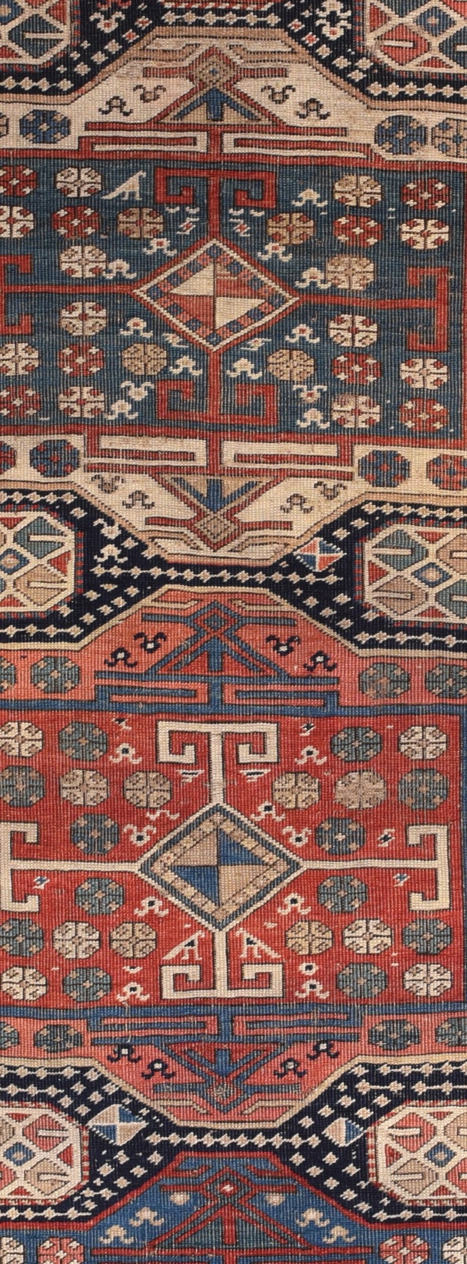 Antique East Caucasian Long Rug