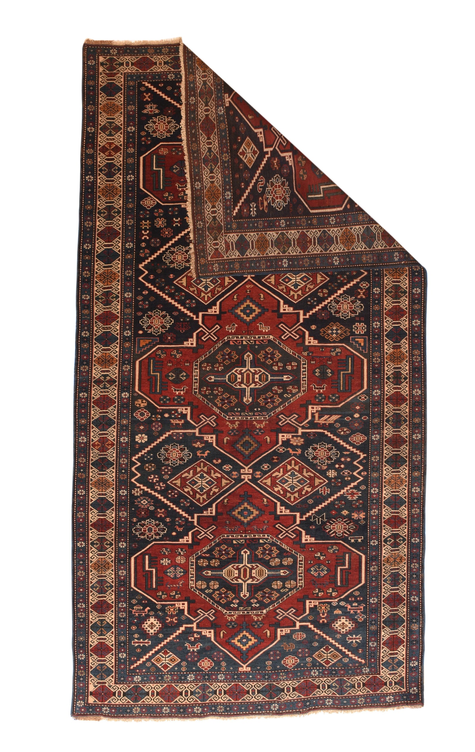 Antique Shrivan Russian Area Rug