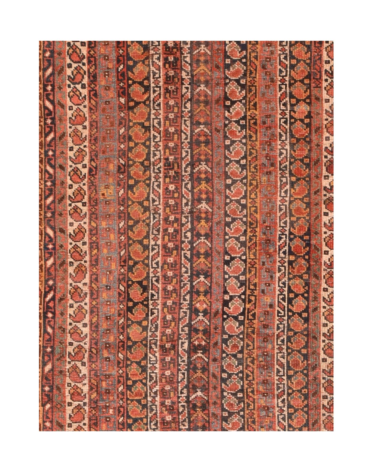 Antique Afshar Persian Scatter Rug