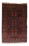 Antique Red Qashqai/Kashkai Persian Area Rug