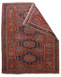 Antique Soumak Russian Area Rug