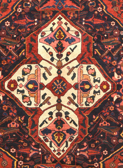 Antique Bakhtiari Persian Rug