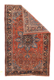 Antique Bidjar Signed Persian Rug