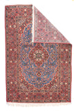 Semi Blue Kashan Persian Area Rug