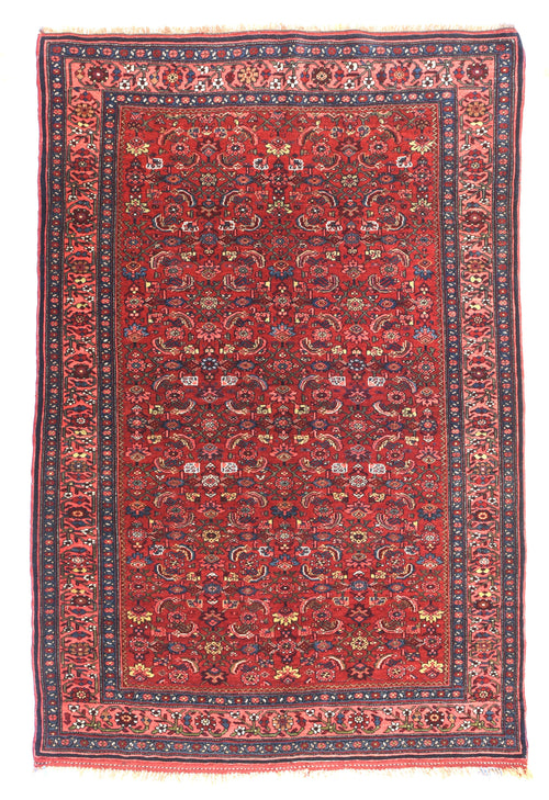 Antique Red Bidjar Persian Area Rug