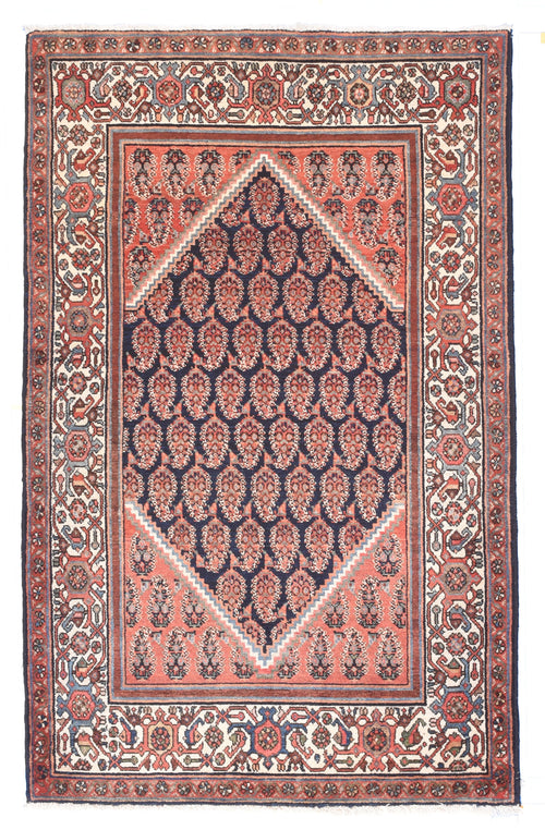 Antique Brown Malayer Persian Area Rug