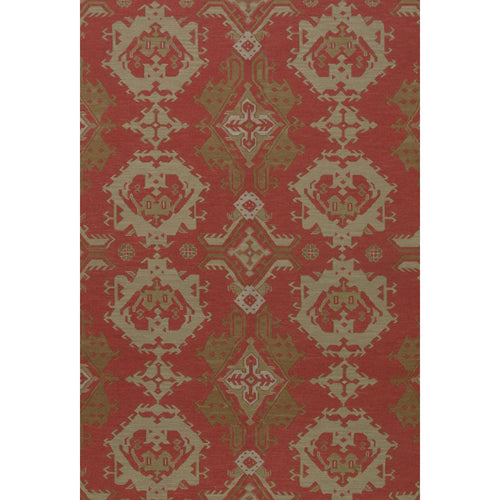 Soumak Design Hand Woven Wool Rug - 8' x 10'