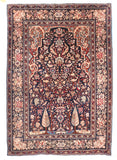 Antique Red Tehran Persian Area Rug