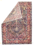 Antique Yazd Persian Area Rug