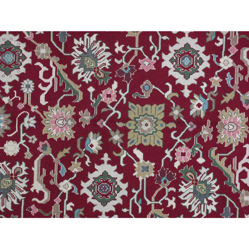 Soumak Design Hand Woven Wool Rug - 8' x 10'