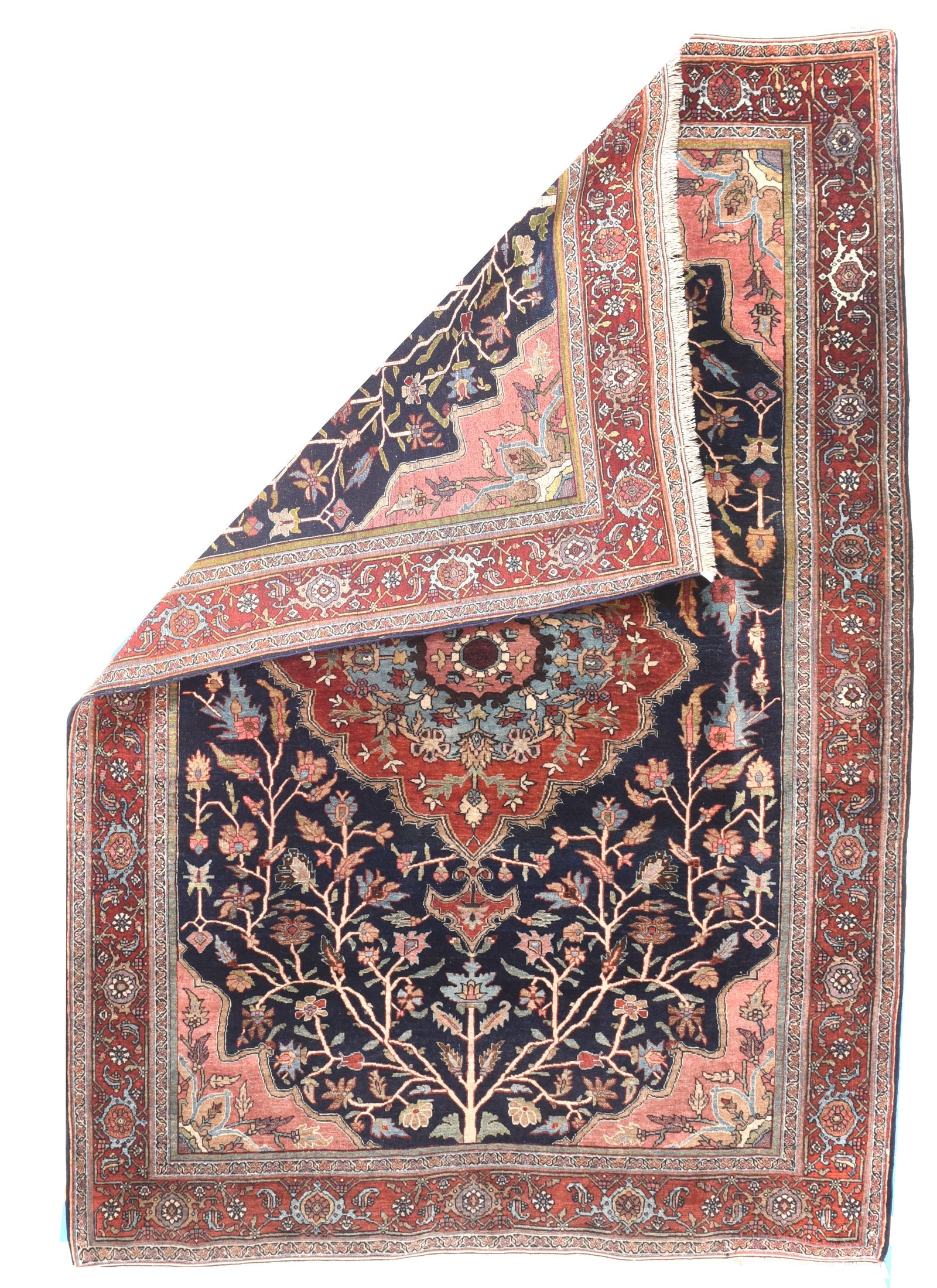 Antique Halvaie Bidjar Persian Rug