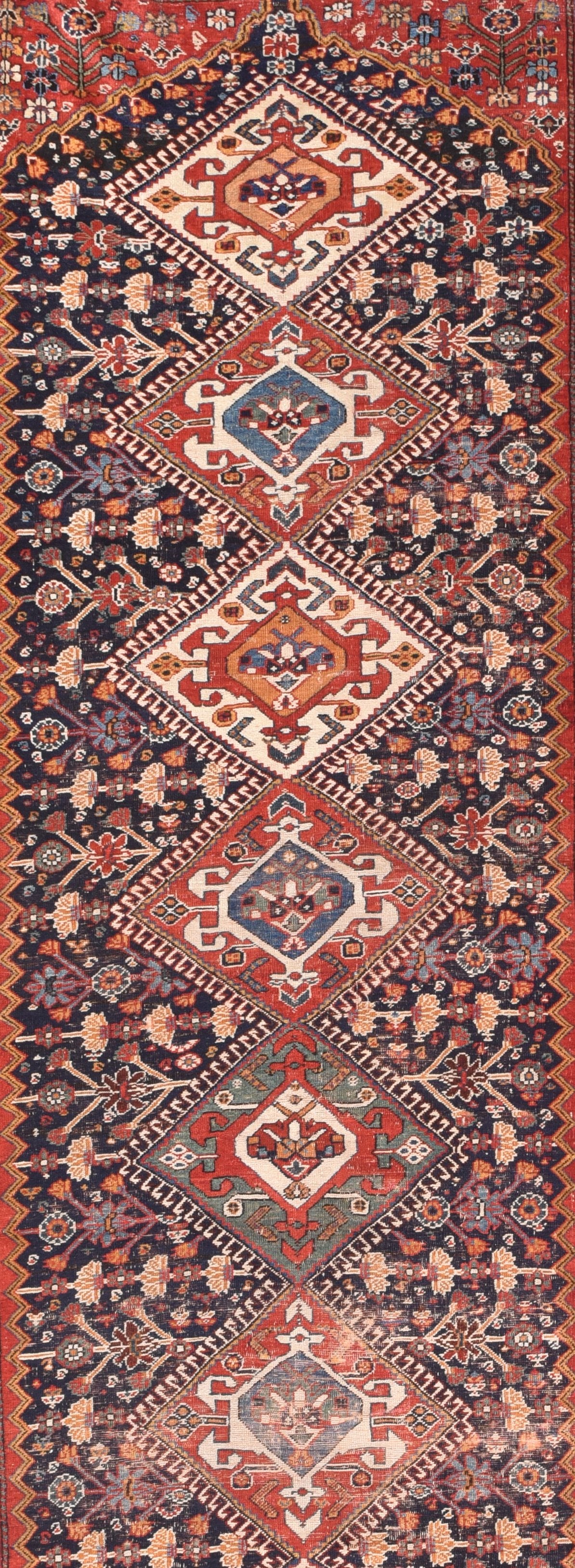 Antique Qashqhai Persian Rug