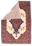 Antique Seneh Persian Area Rug
