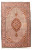 Excellent Rust Tabriz Persian Area Rug