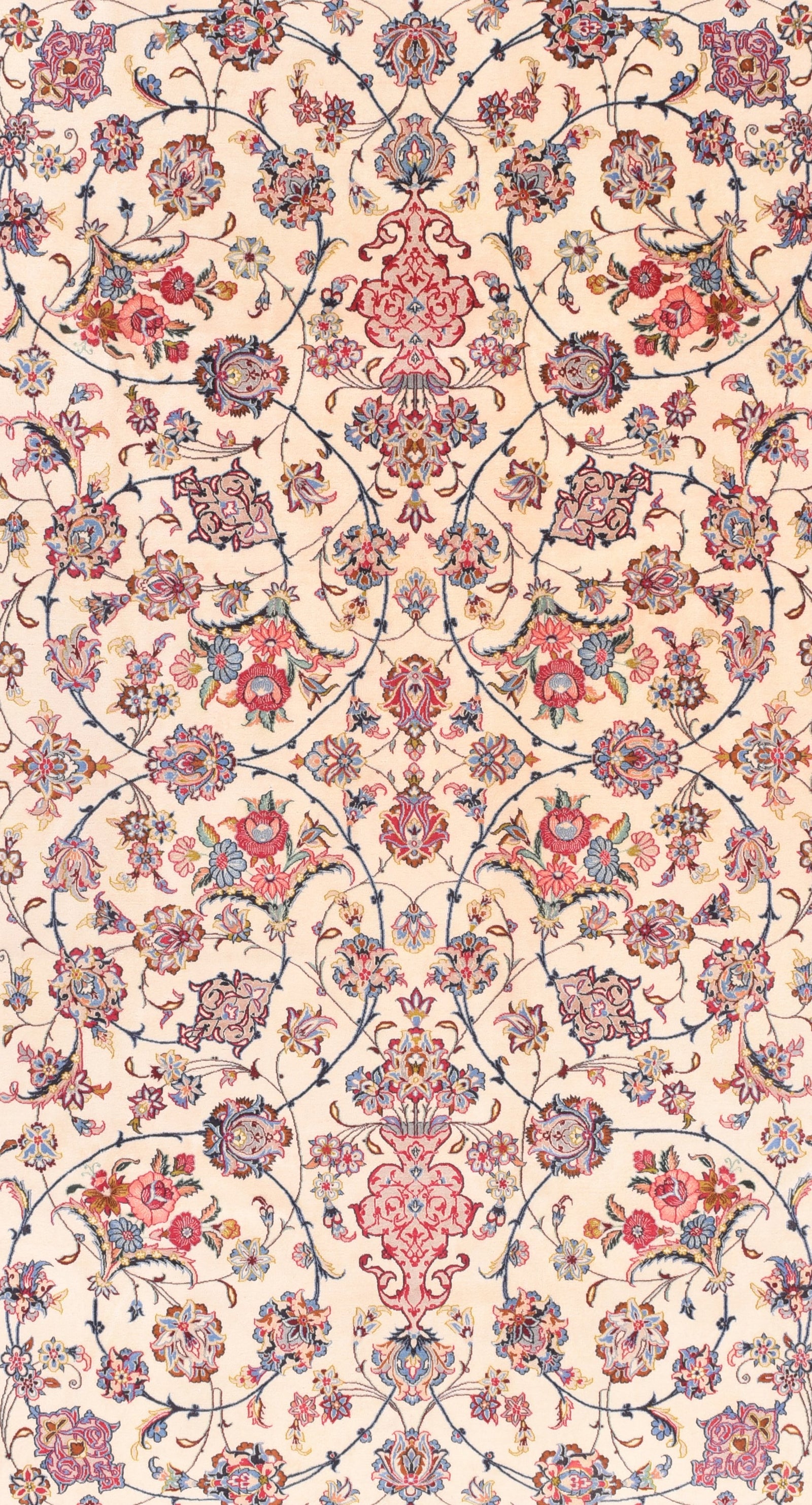 Hand Knotted Persian Isfahan Wool