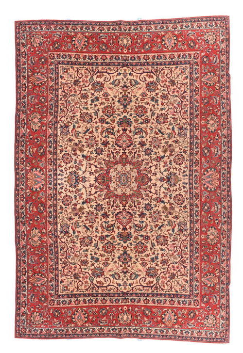 Hand Knotted Persian Isfahan Wool
