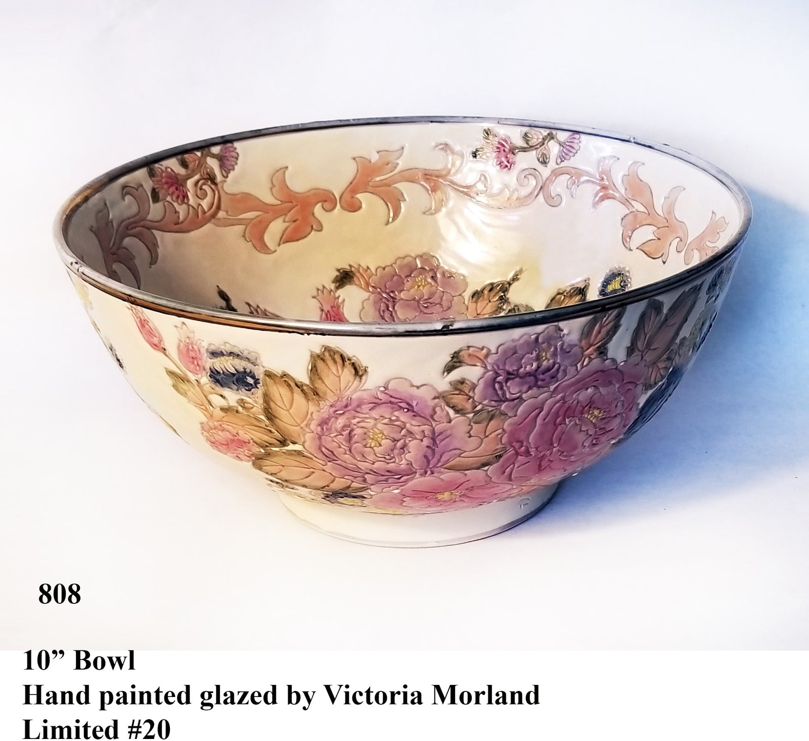 Hand Painted Glazed Bowl Limited