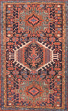 Antique Karaje Herris Persian Area Rug