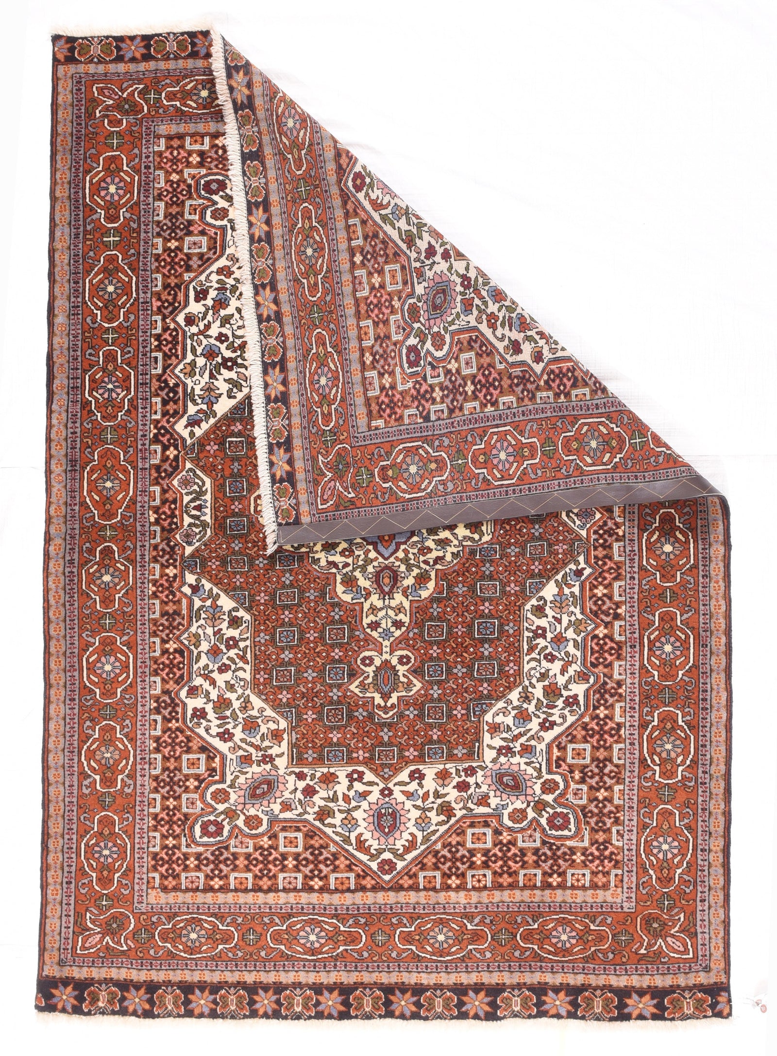 Semi Red Ghashghaei Persian Area Rug