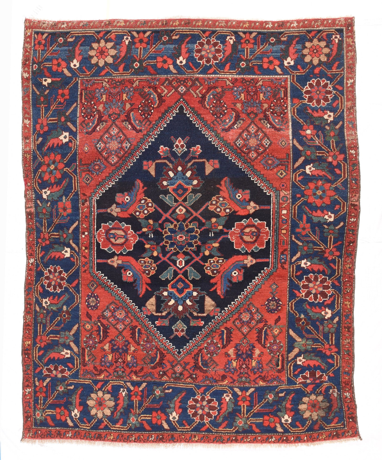 Hand Knotted Persian Malayer Wool