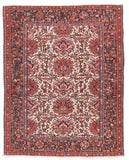 Semi Antique Red Karajeh Persian Area Rug