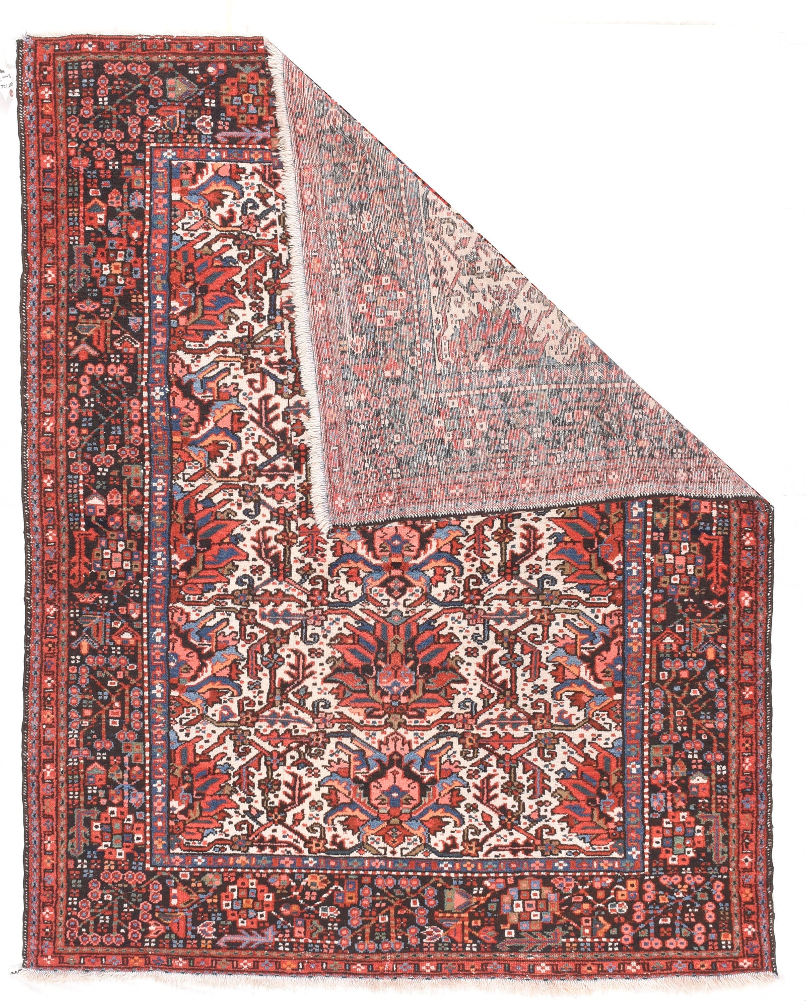 Semi Red Karajeh Persian Area Rug