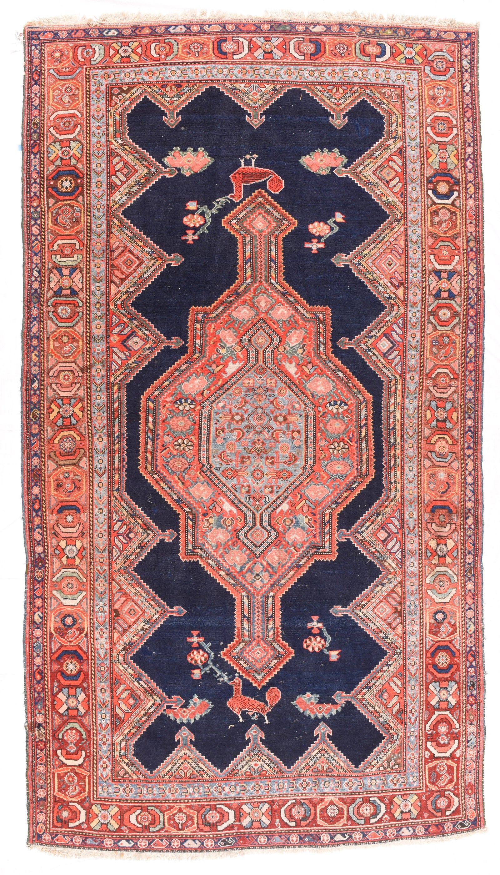 Antique Rose Malayer Persian Area Rug