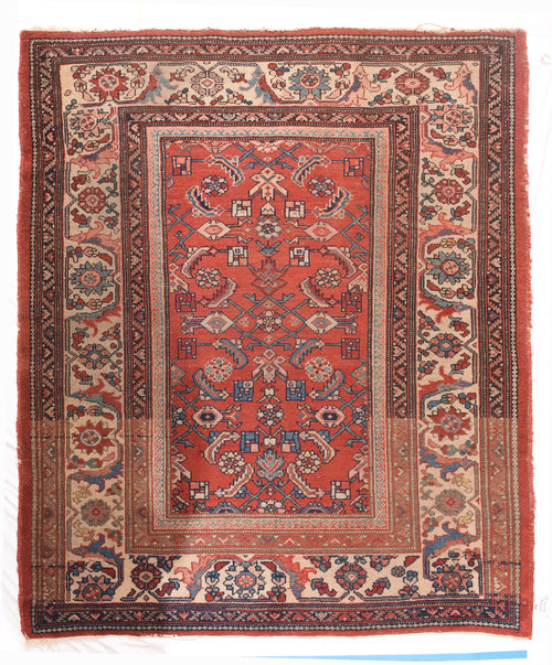 Antique Red Malayer Persian Area Rug