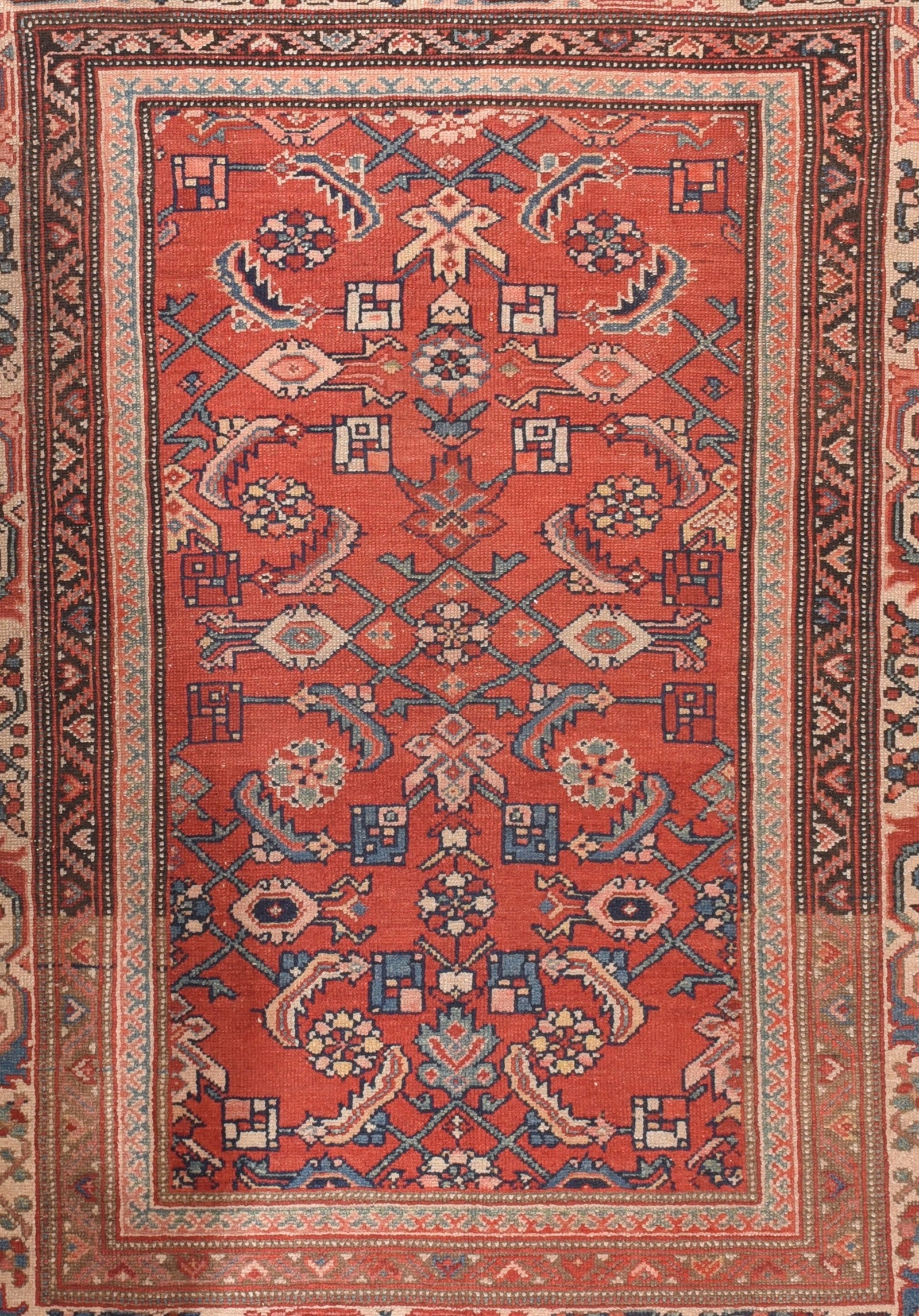 Antique Malayer Persian Area Rug