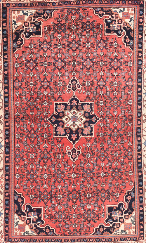 Semi Red Bidjar Persian Area Rug