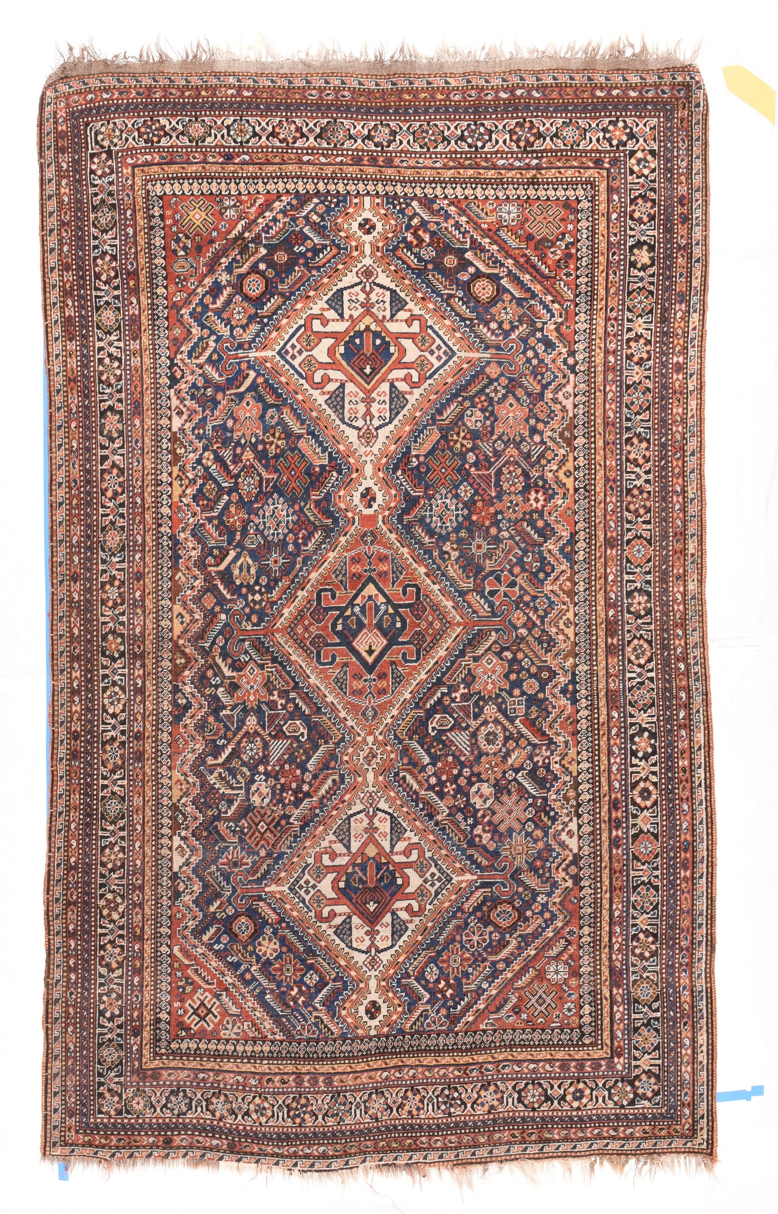 Antique Brown Quashkai / Ghashkai Persian Area Rug