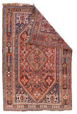 Antique Qashghai Persian Rug