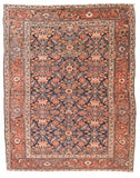 Antique Rust Heriz Serapi Persian Area Rug