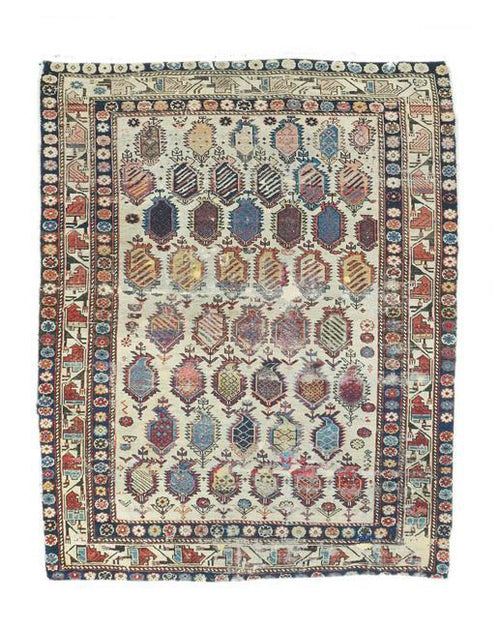 Antique Kuba Shirvan Rug