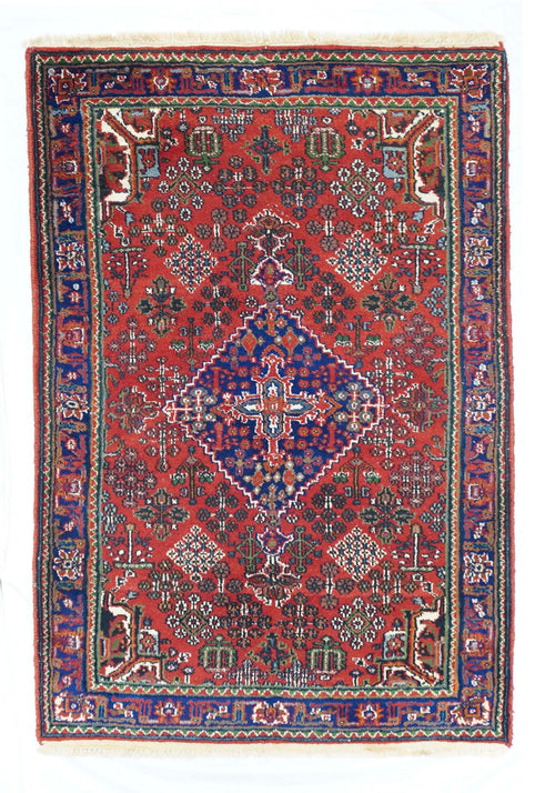 Semi-Antique Persian Joshaghan Rug