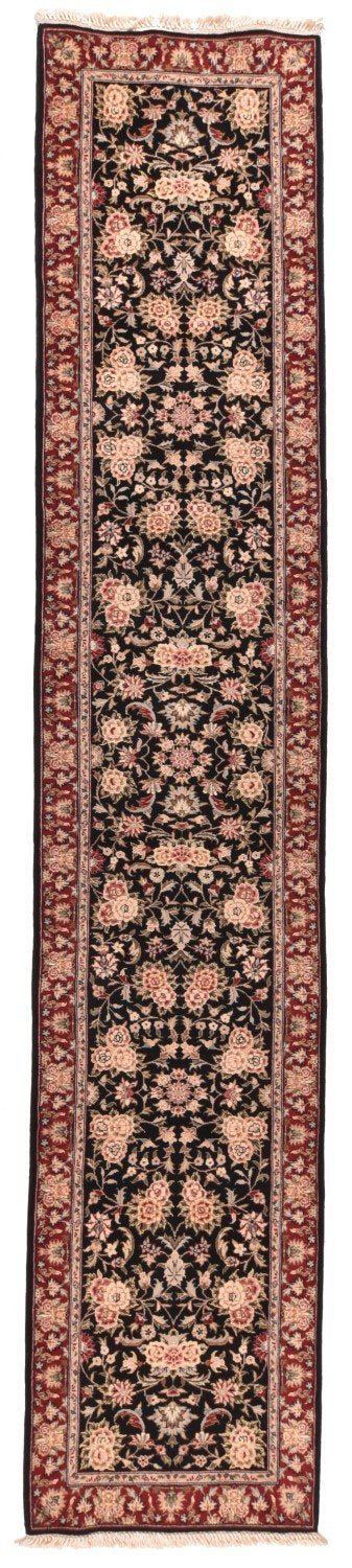 Hand Made Silk And Wool Tabriz Rug