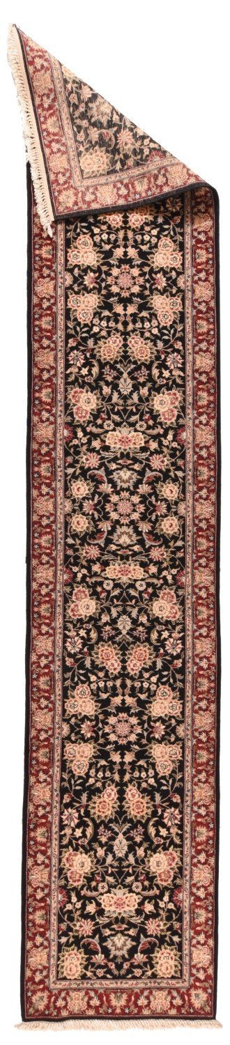 Hand Made Silk And Wool Tabriz Rug