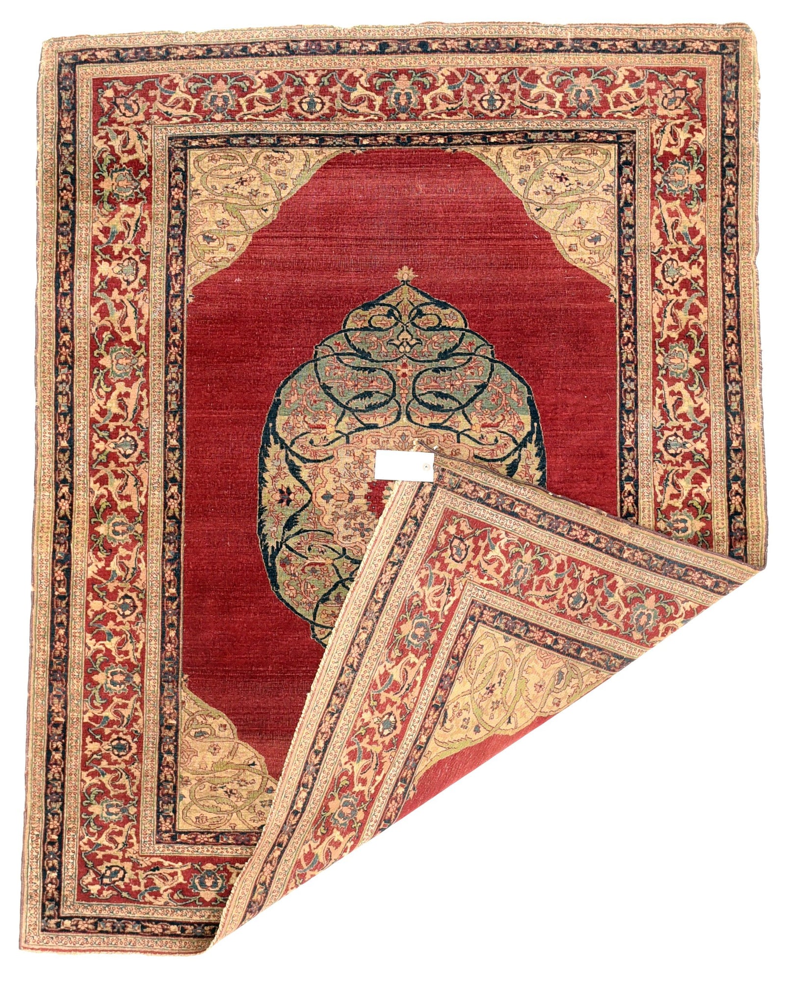 Antique Hand Made Dorokhsh Persian Rug