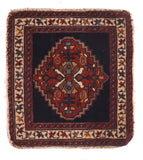 Antique Brown Persian Bijar Area Rug