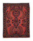 Antique Rust Mohajeran Sarouk Area Rug