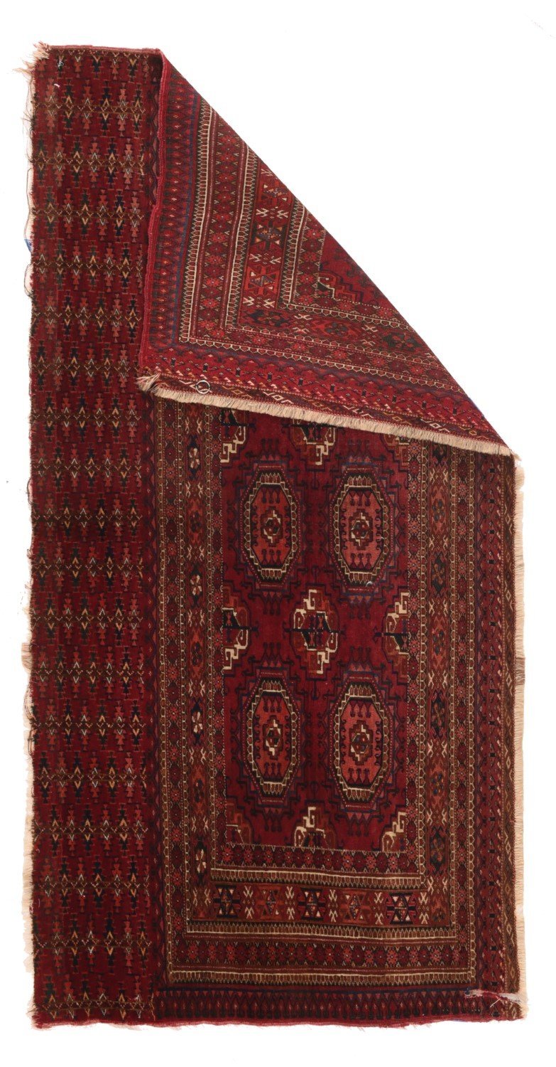 Antique Yamoud Russian Rug