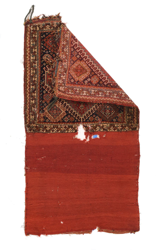 Antique Qashqai Back Face Rug