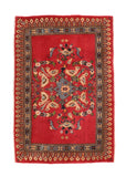 Semi Antique Light Blue Persian Kashan Area Rug