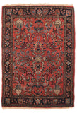 Antique Light Blue Mohajeran Sarouk Area Rug