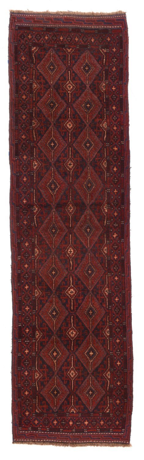 Semi-Antique Afghan Bokara Rug